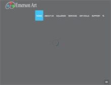 Tablet Screenshot of emersonart.com